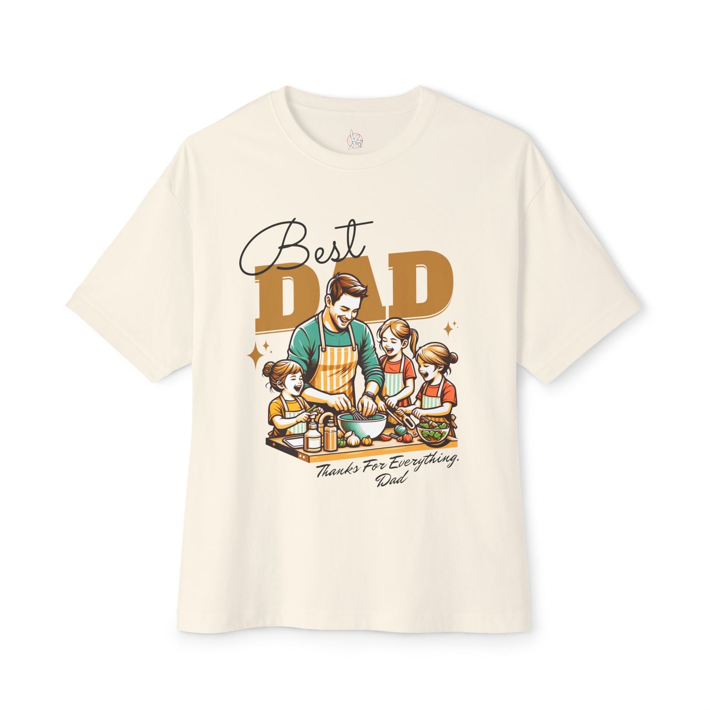 Best Dad Oversized T-Shirt – Relaxed Fit | Father’s Day Gift