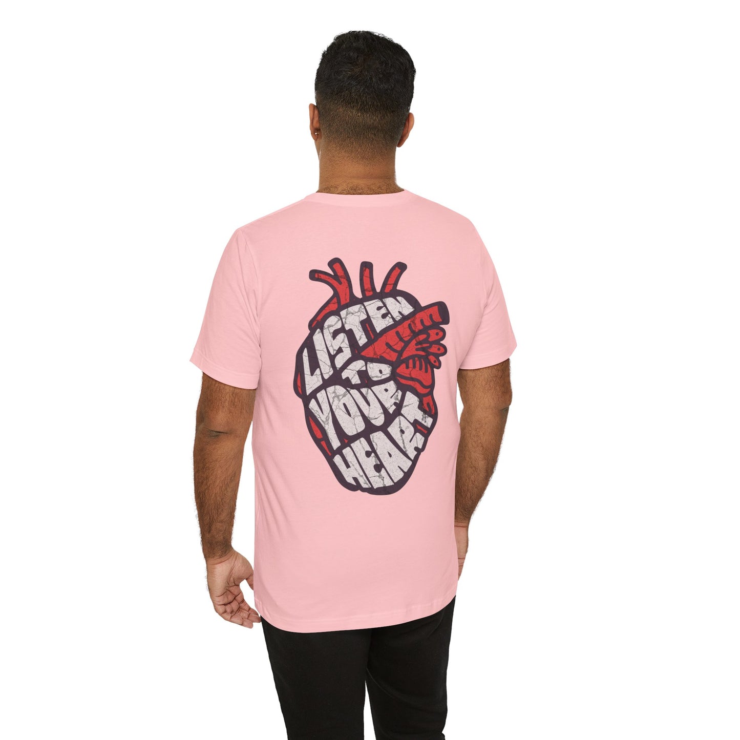 F&BPD - Unisex T-shirt - Listen to Your Heart Tee – Intuition & Emotion Statement Shirt