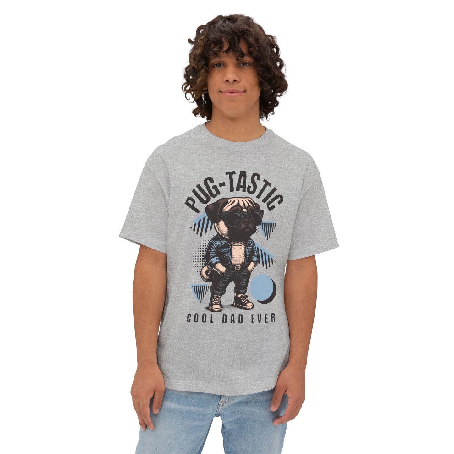 FPD - Pugtastic Oversized Tee – Playful Dog Lover Streetwear