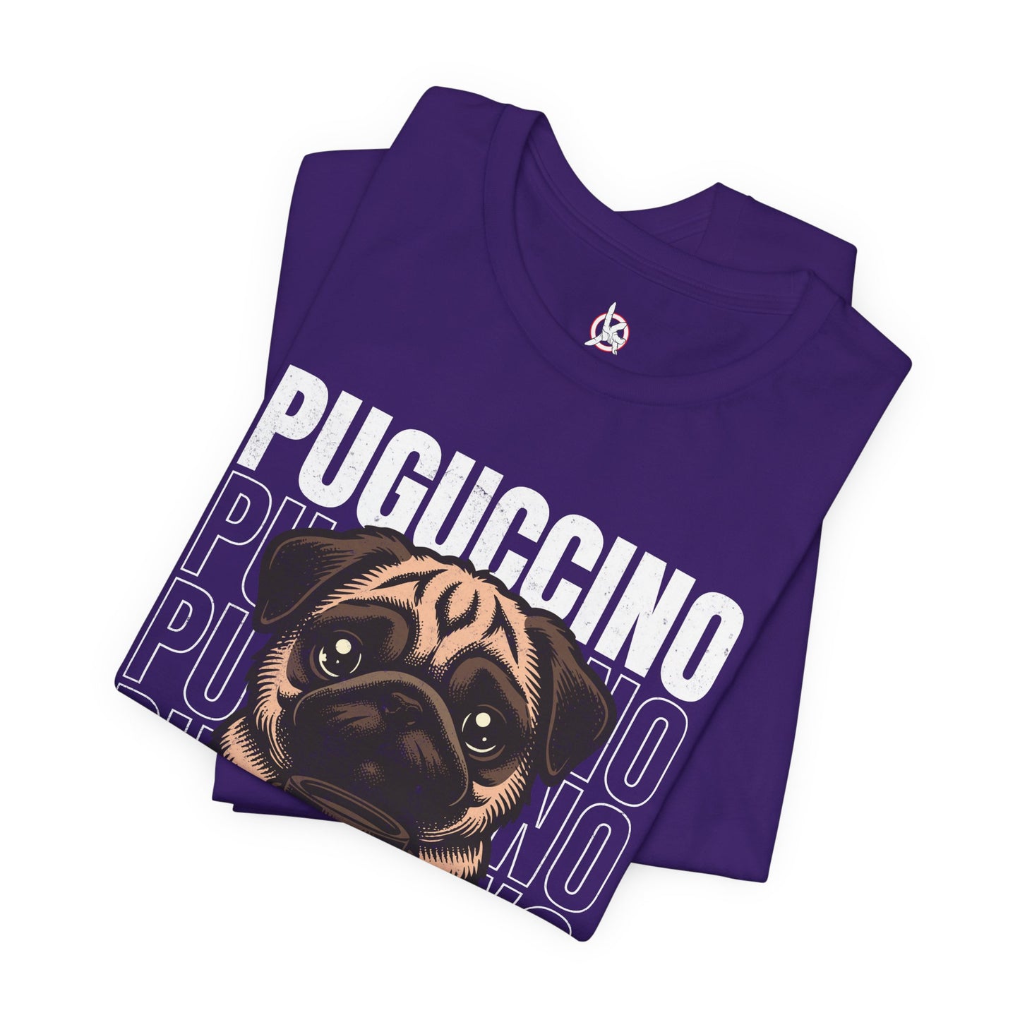 FPD - Unisex T-shirt - Puguccino Tee – Coffee & Pug Lover Statement Shirt
