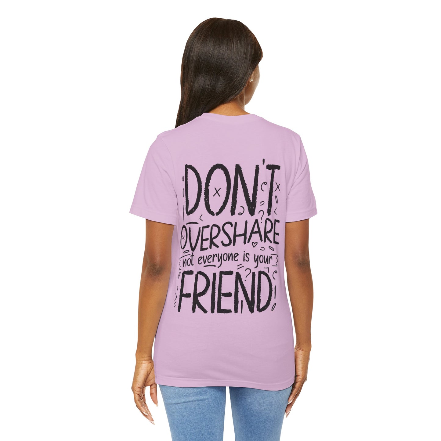 F&BPD - Don’t Overshare Unisex Tee – Boundaries Statement Shirt