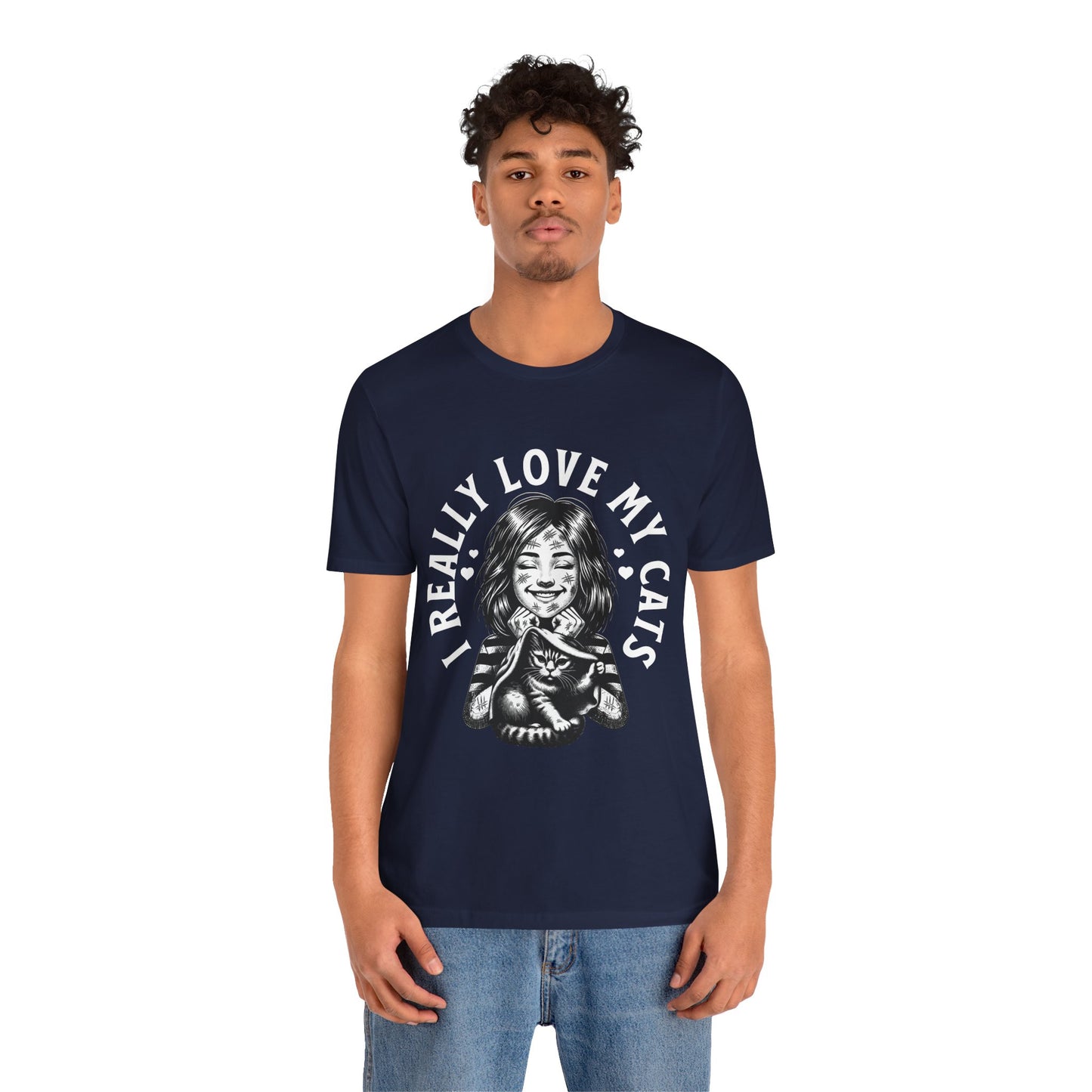 I Really Love My Cats T-Shirt | Cute Cat Lover Unisex Tee - FPD