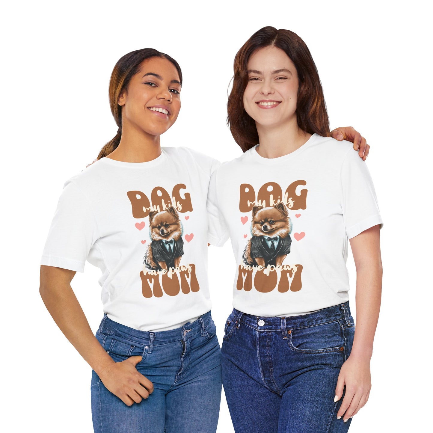 Dog Mom T-Shirt | Cute Pet Lover Unisex Tee - FPD