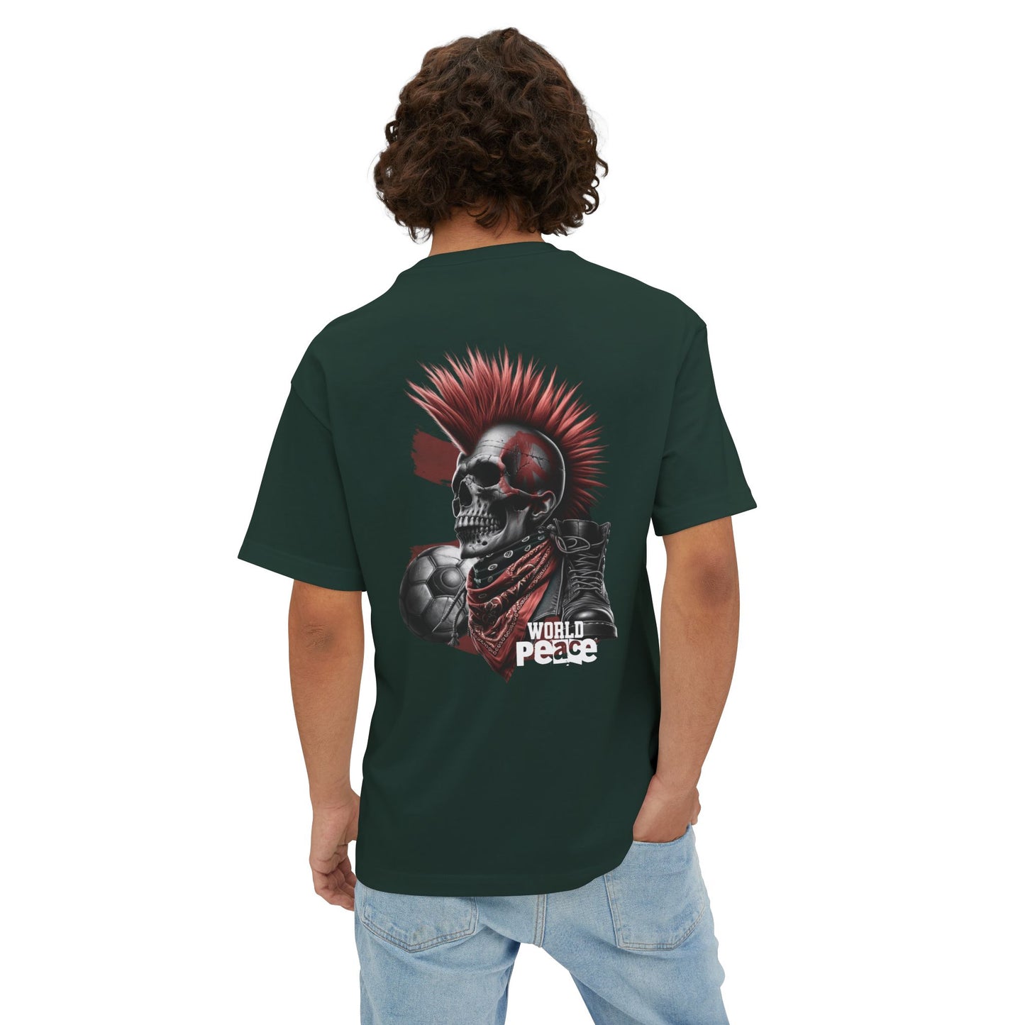 F&BPD - World Peace Oversized Tee – Hope & Unity Statement Shirt