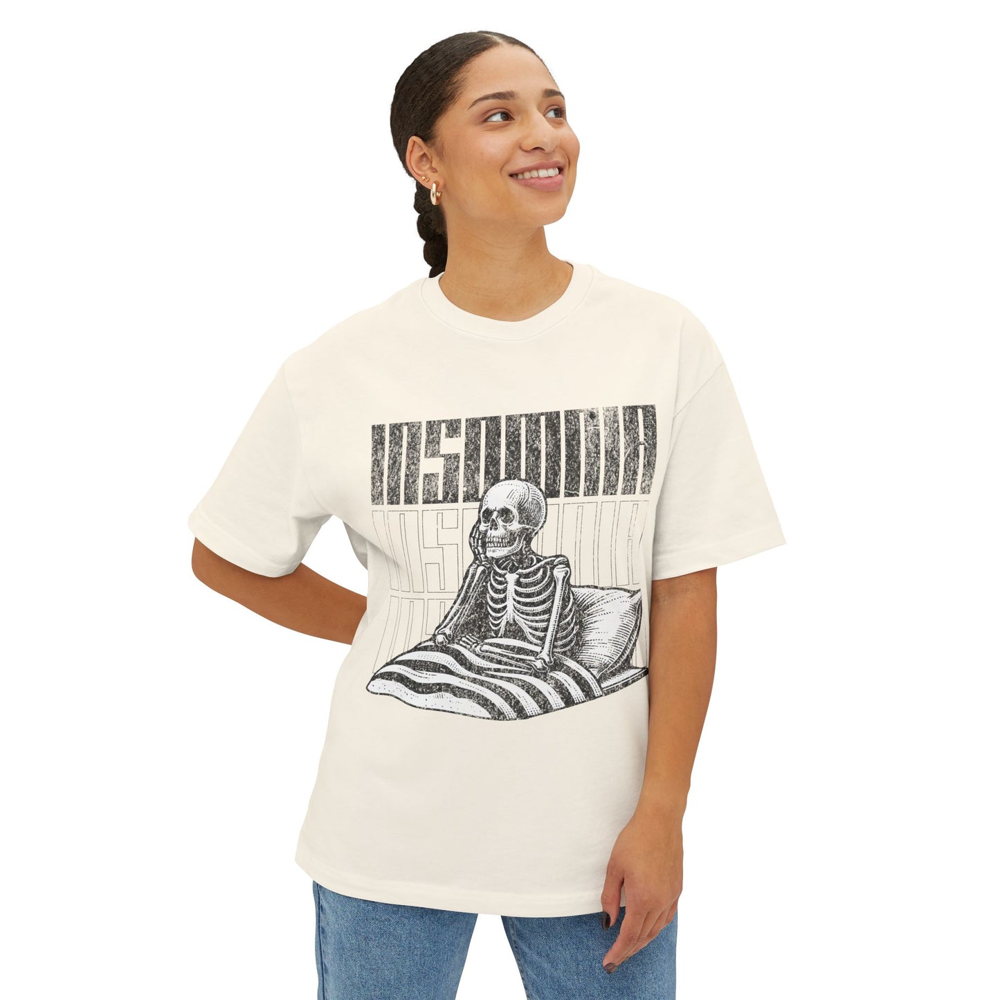 FPD - Insomnia Oversized Tee — Late Night Mind Battle Statement Shirt