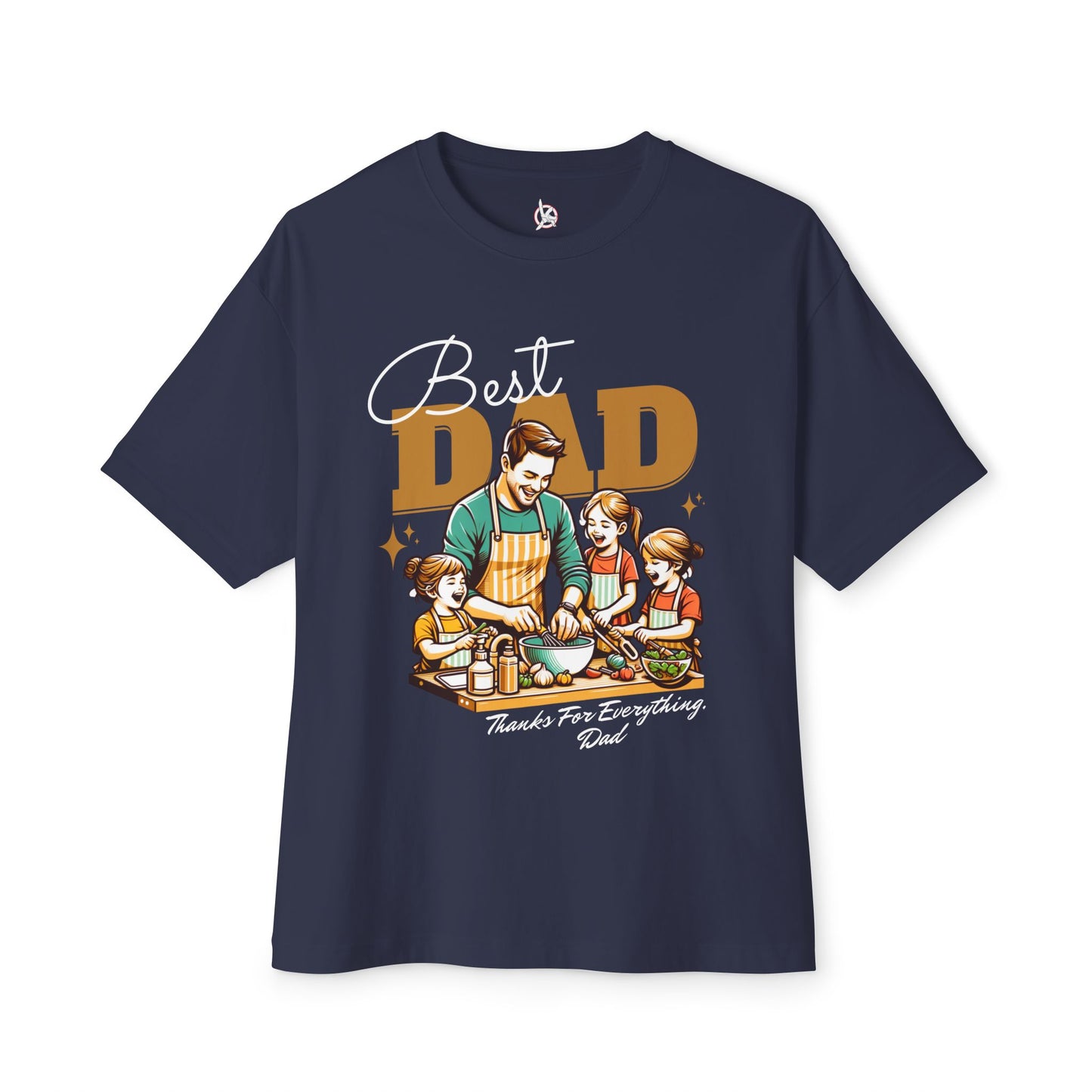 Best Dad Oversized T-Shirt – Relaxed Fit | Father’s Day Gift