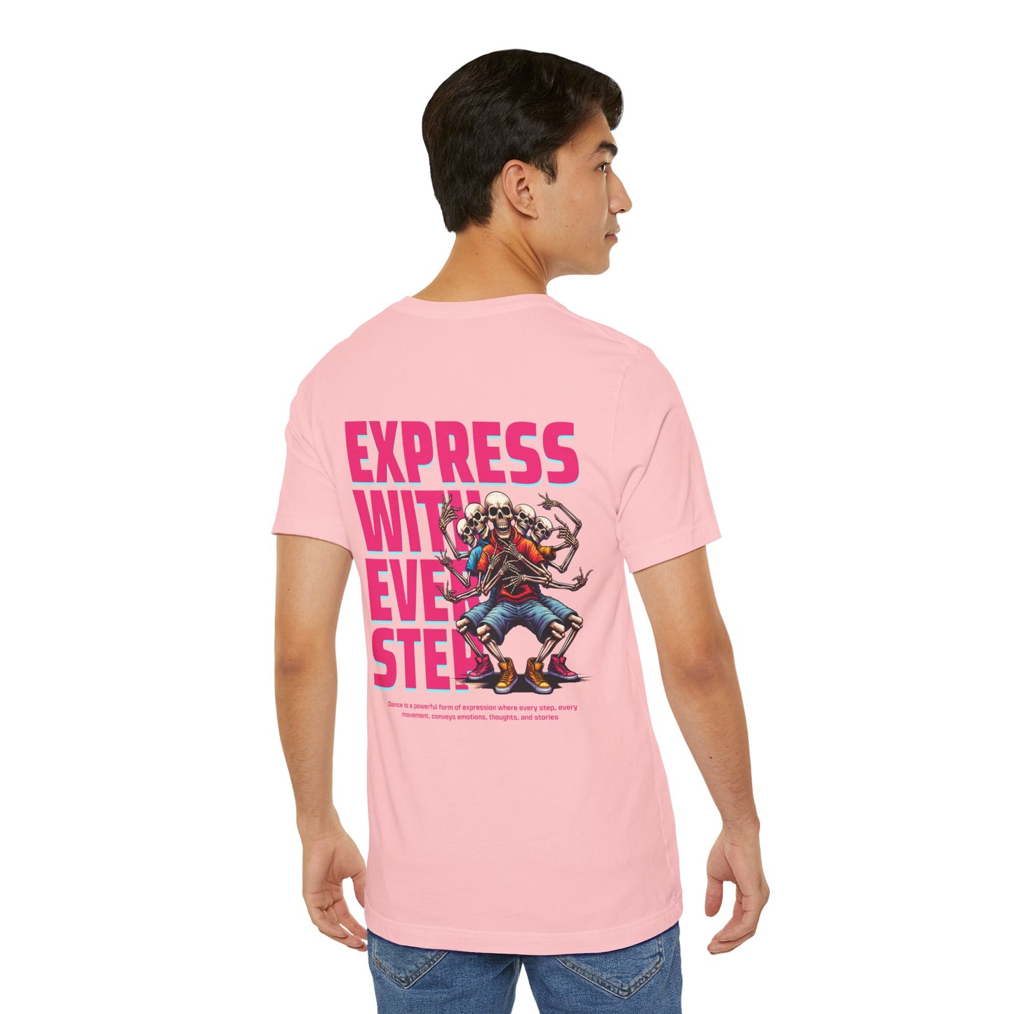 F&BPD - Unisex T-shirt - Express With Every Step Tee – Self-Expression Statement Shirt