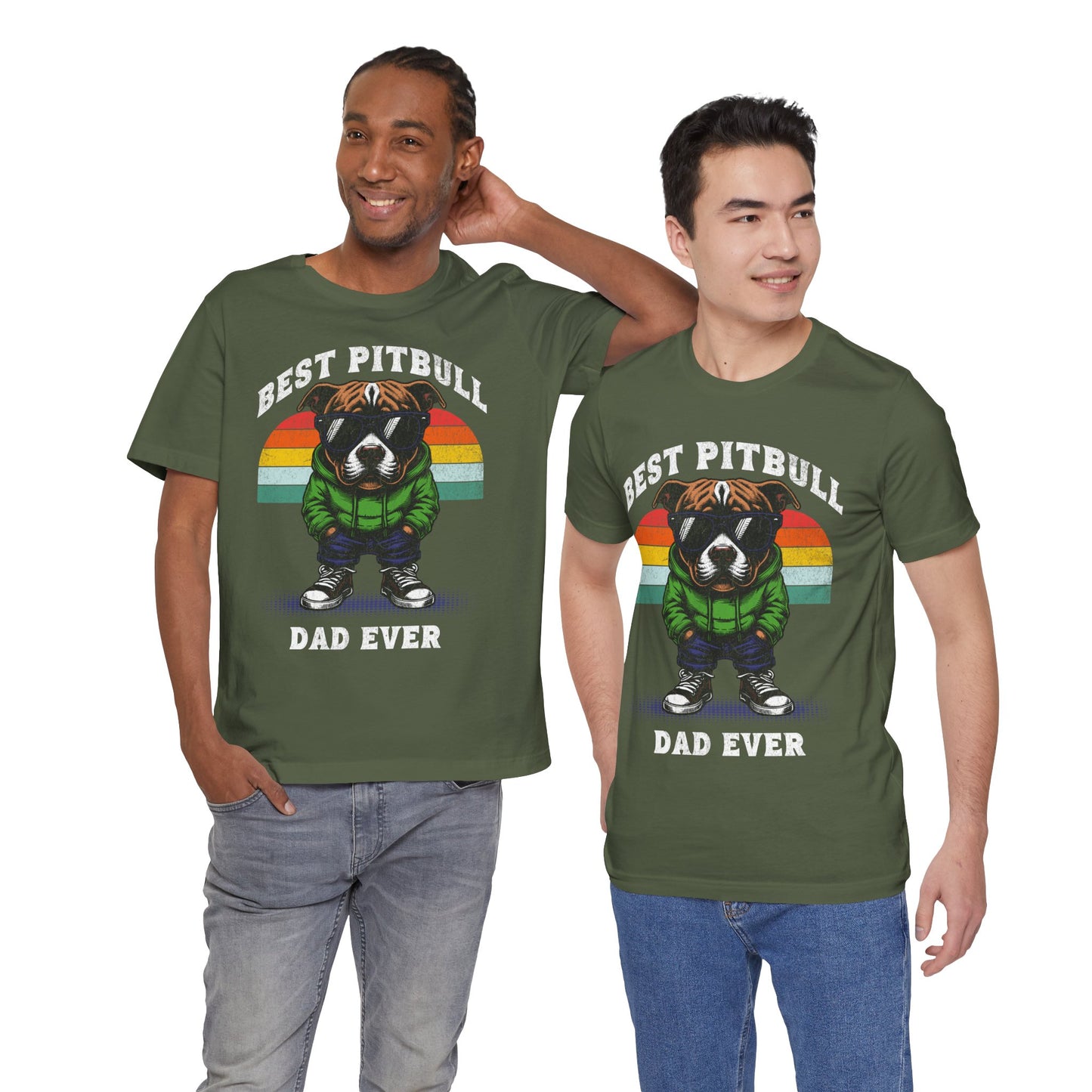 FPD - Unisex T-shirt - Best Pitbull Dad Ever Tee – Dog Lover Statement Shirt