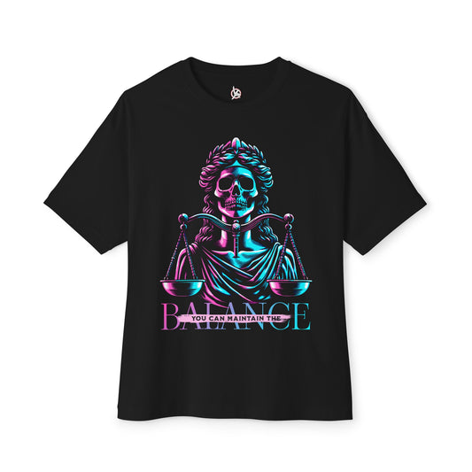FPD - Maintain the Balance Oversized Tee – Wellness & Mindfulness Shirt
