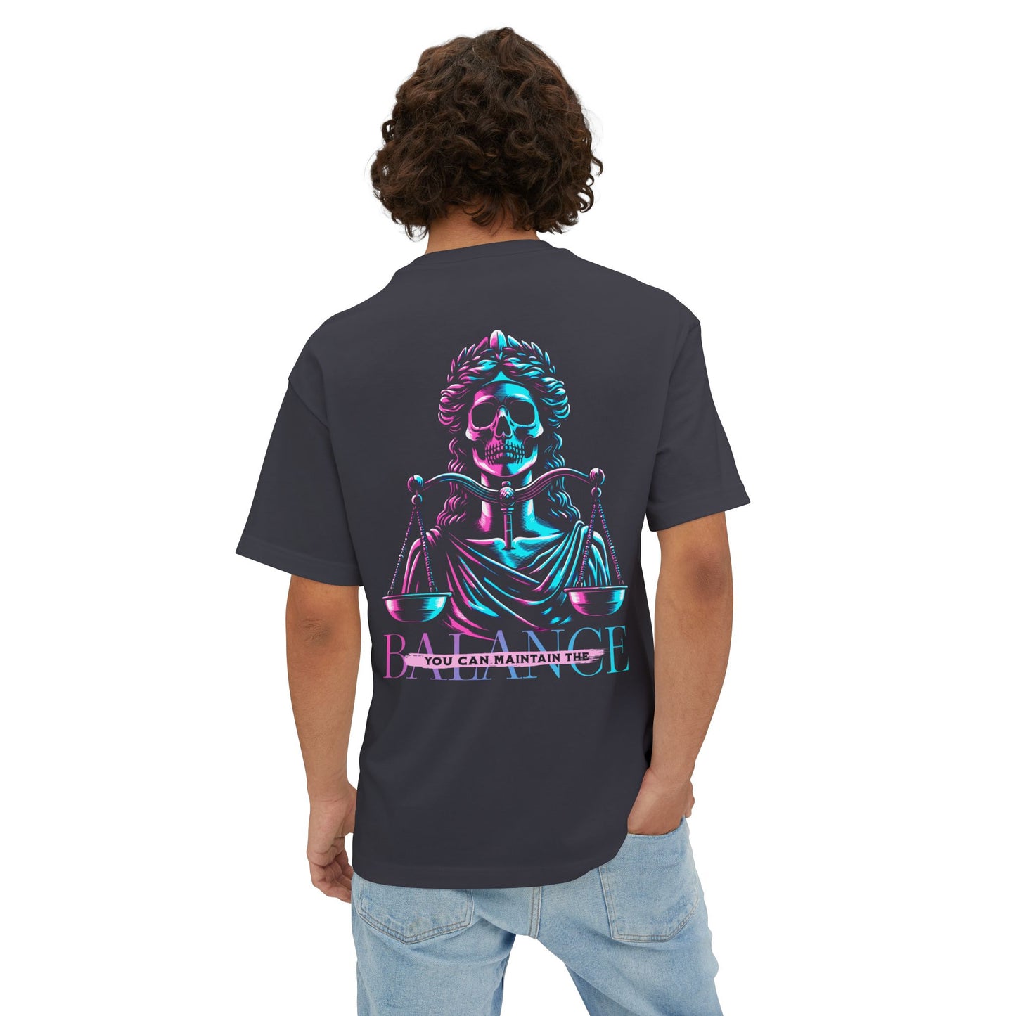 F&BPD - Maintain the Balance Oversized Tee – Mindfulness Statement Streetwear