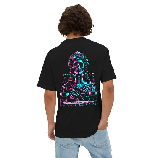 F&BPD - Maintain the Balance Oversized Tee – Mindfulness Statement Streetwear