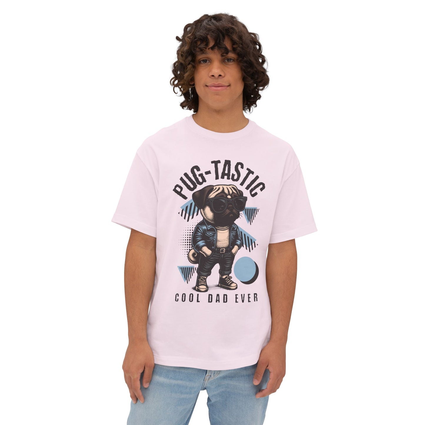 FPD - Pugtastic Oversized Tee – Playful Dog Lover Streetwear