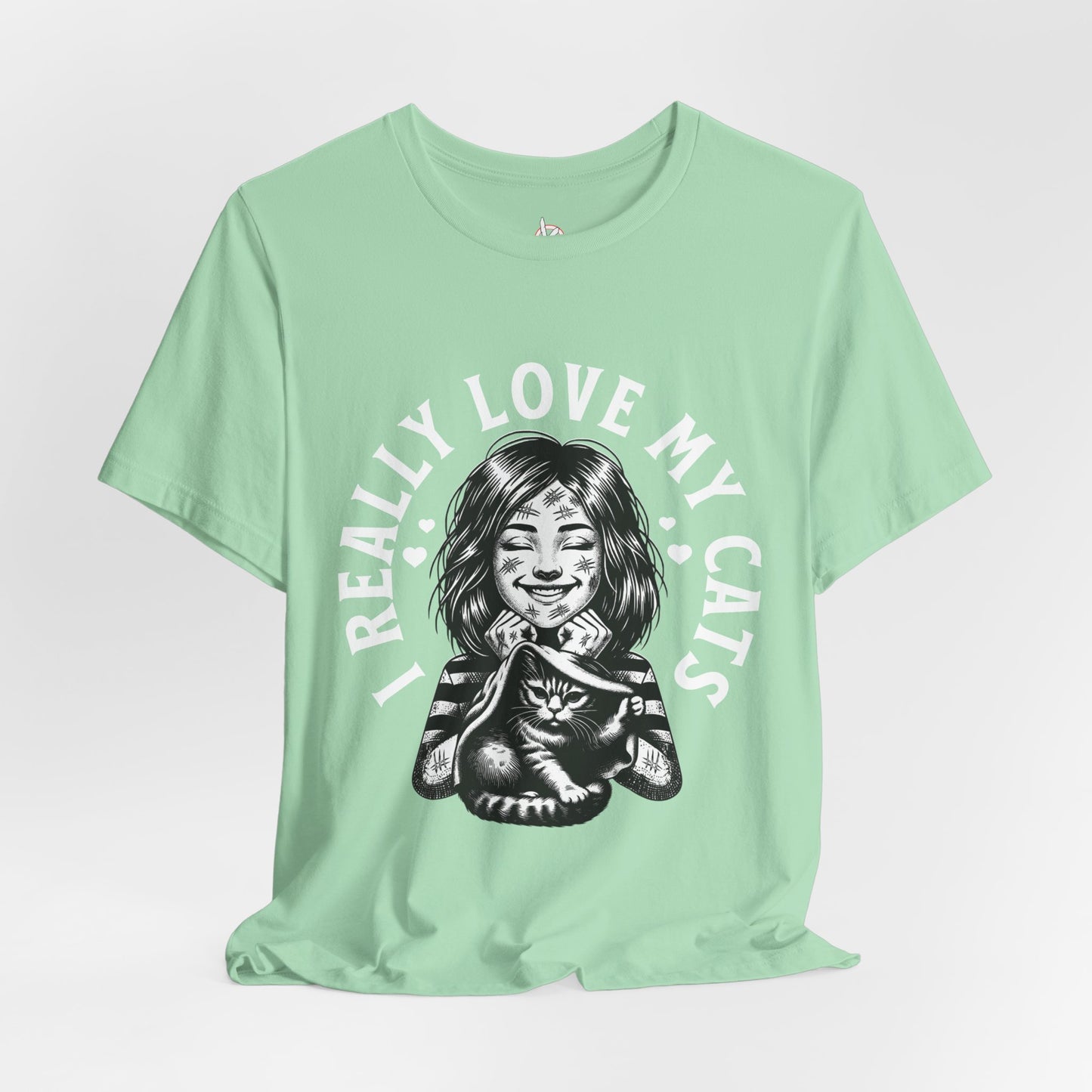 I Really Love My Cats T-Shirt | Cute Cat Lover Unisex Tee - FPD