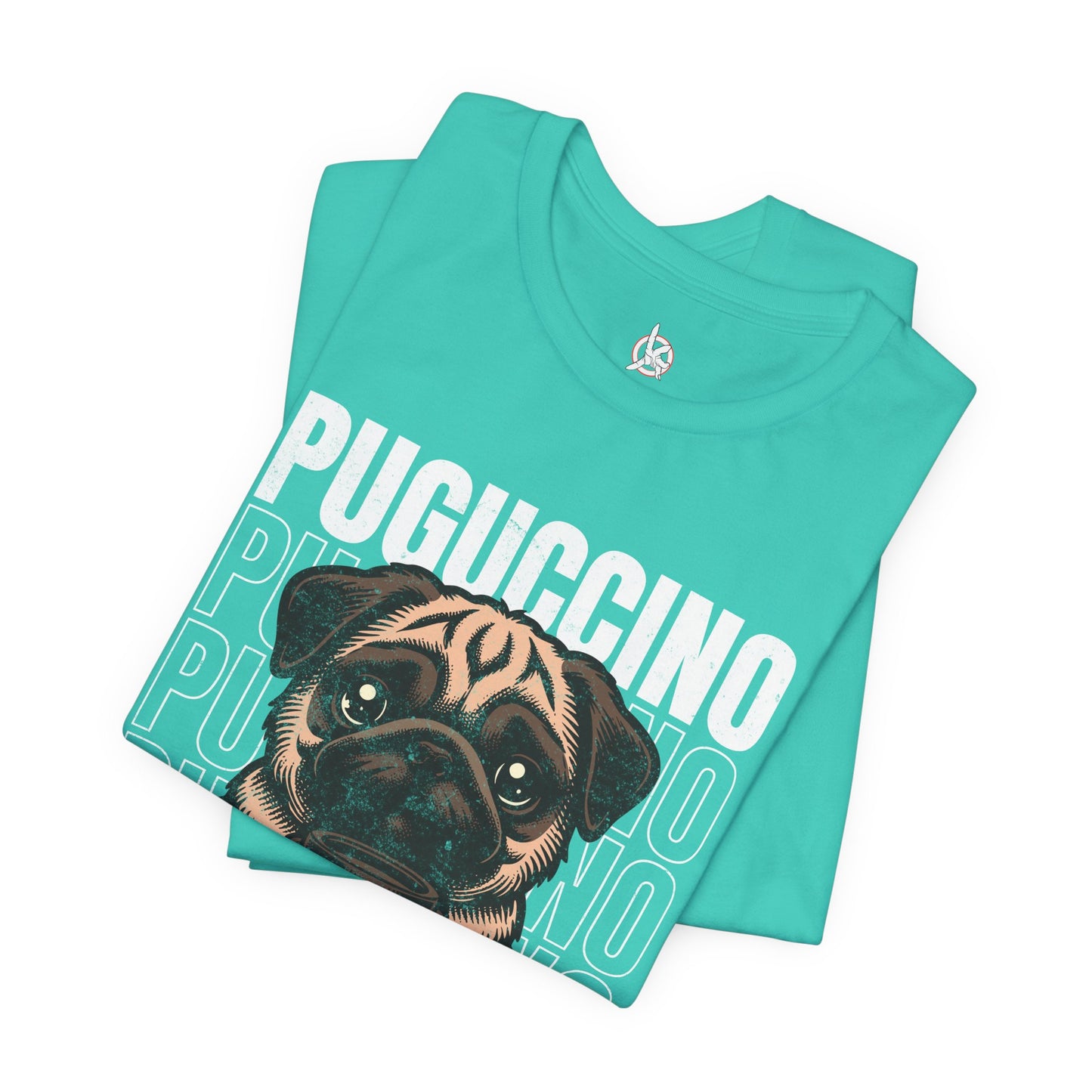 FPD - Unisex T-shirt - Puguccino Tee – Coffee & Pug Lover Statement Shirt
