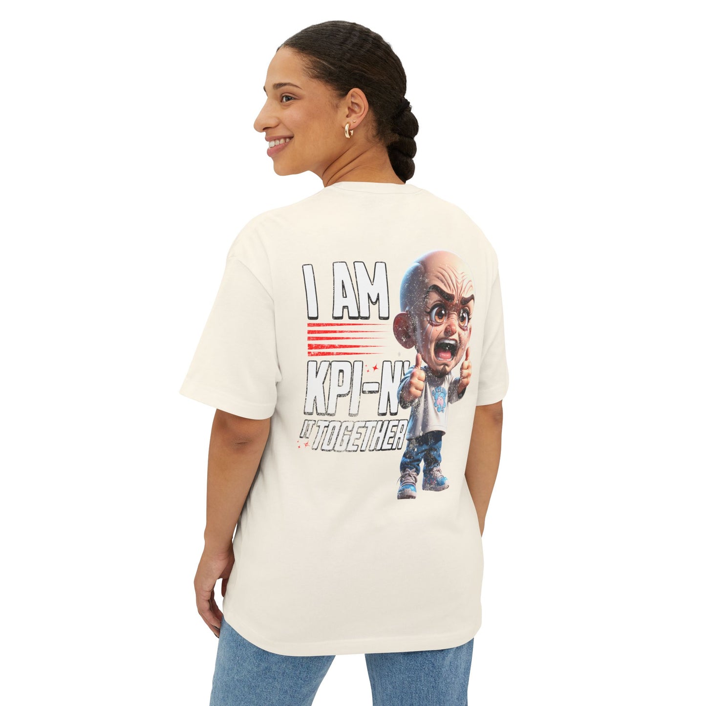 I Am KPI-n’ Together Oversized Tee – Funny Corporate KPI Humor Shirt