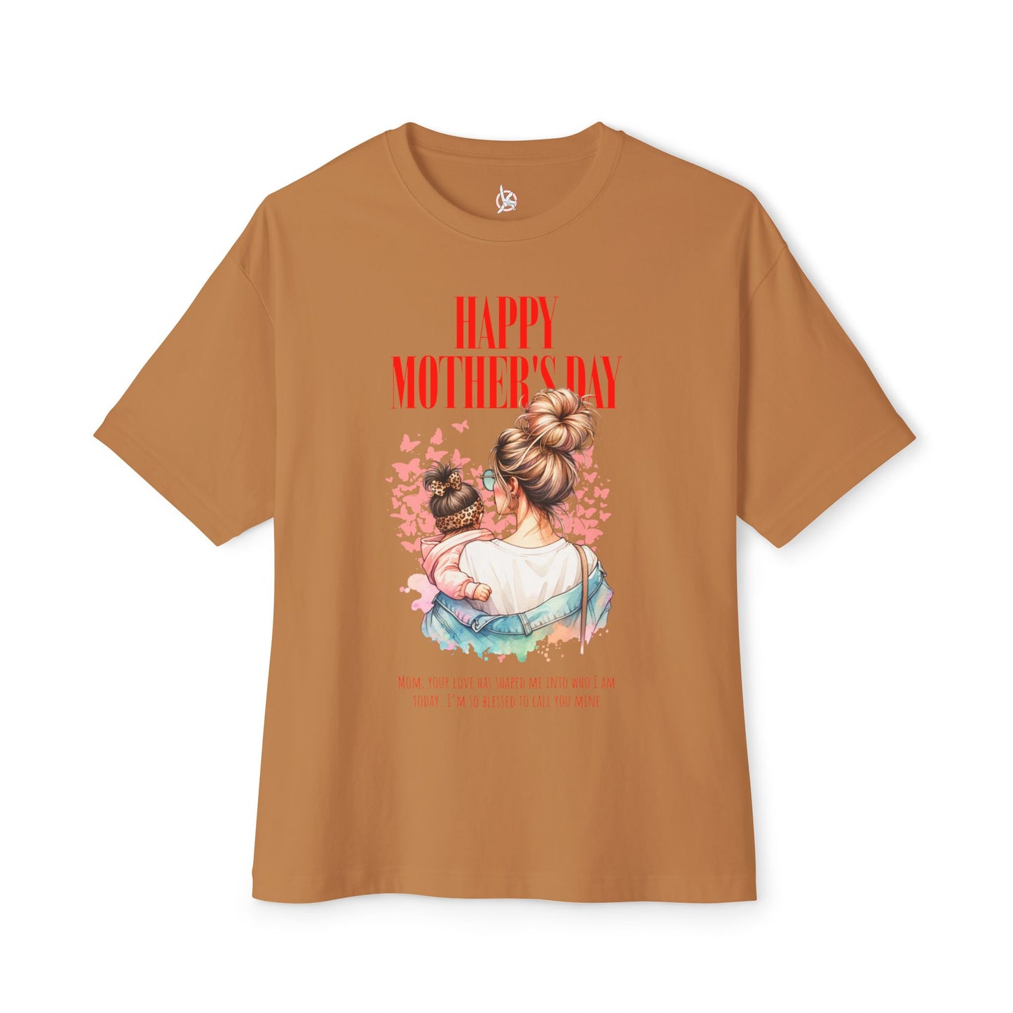 Happy Mother’s Day Oversized T-Shirt – Relaxed Fit Gift for Moms