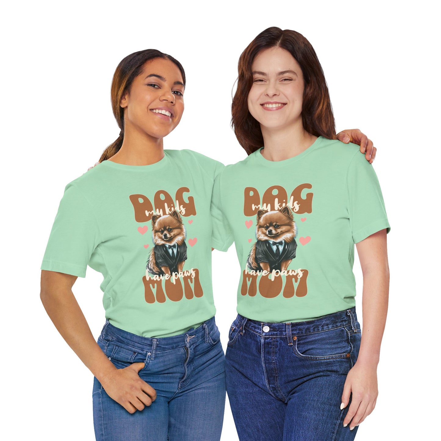 Dog Mom T-Shirt | Cute Pet Lover Unisex Tee - FPD
