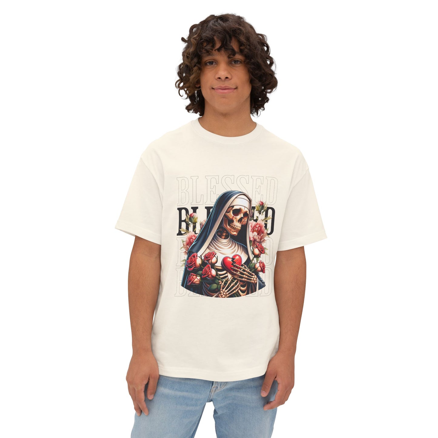FPD - Blessed Oversized Tee – Minimalist Faith & Gratitude Shirt