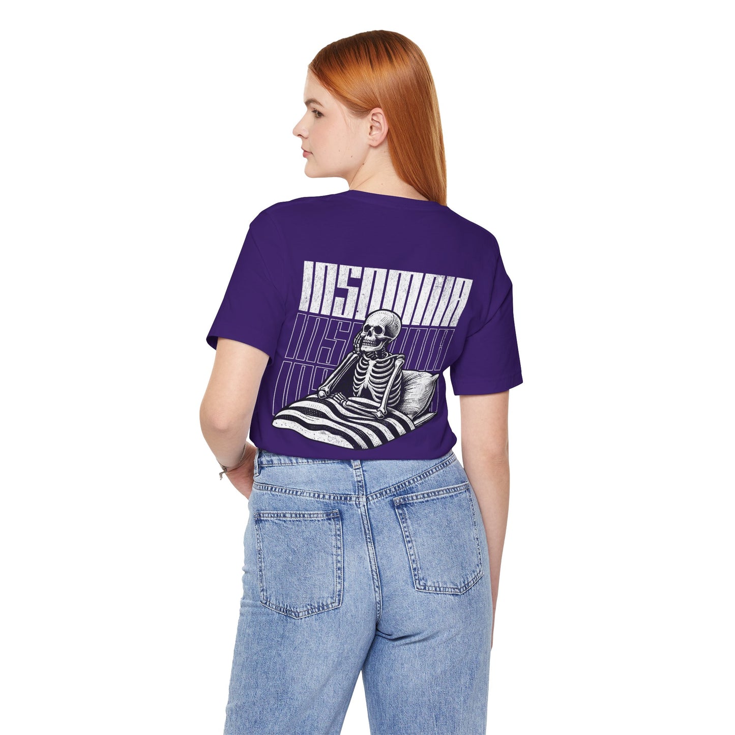 F&BPD - Unisex T-shirt - Insomnia Tee – Late Night Mind Battle Statement Shirt