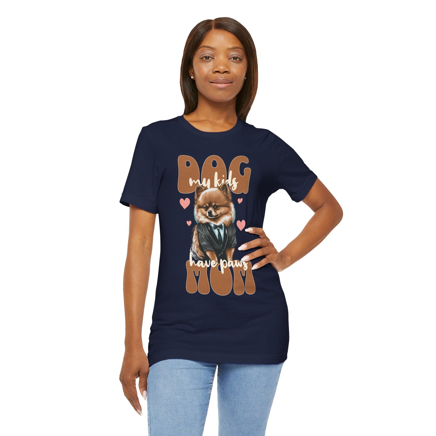 Dog Mom T-Shirt | Cute Pet Lover Unisex Tee - FPD