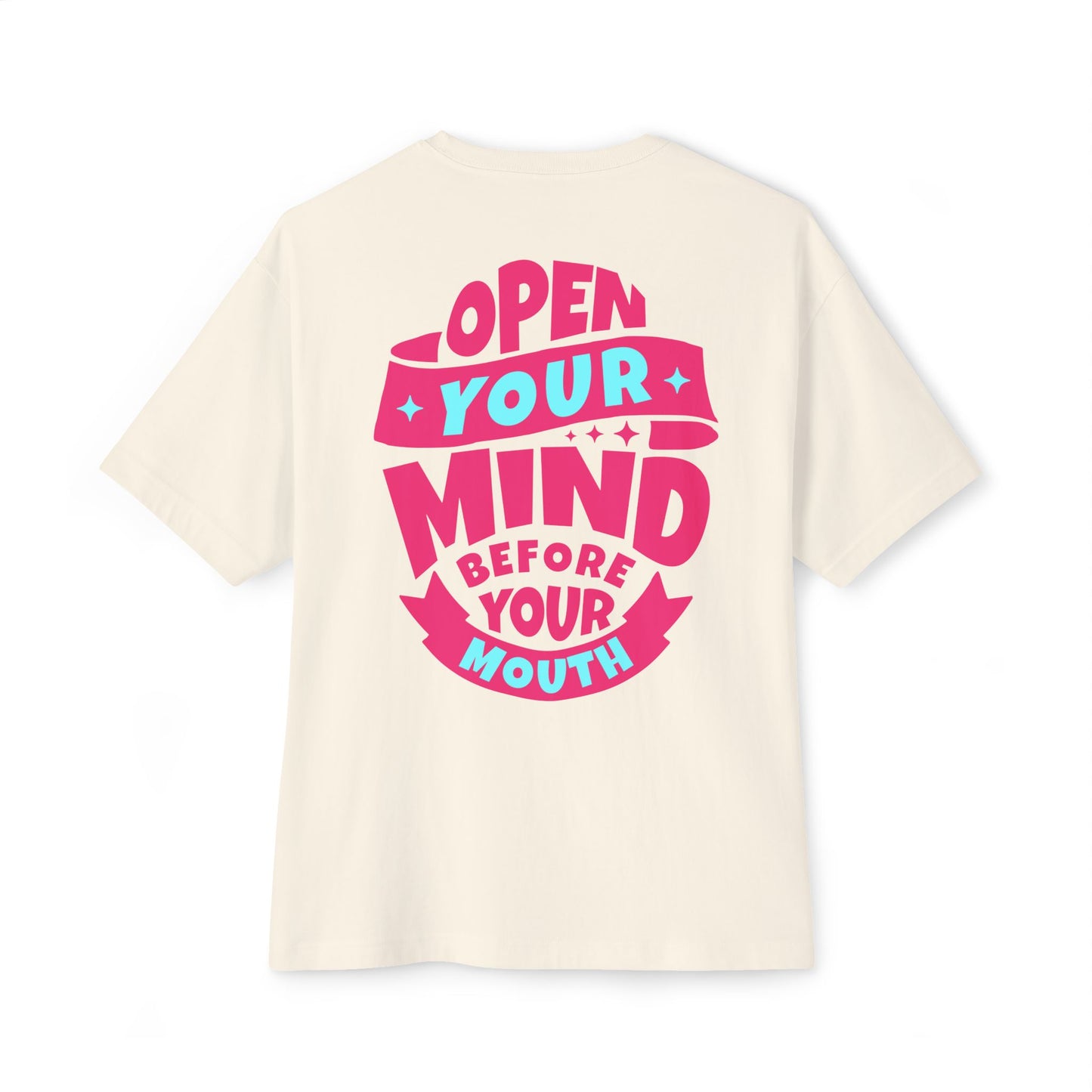F&BPD - Open Your Mind Oversized Tee – Wisdom Statement Streetwear