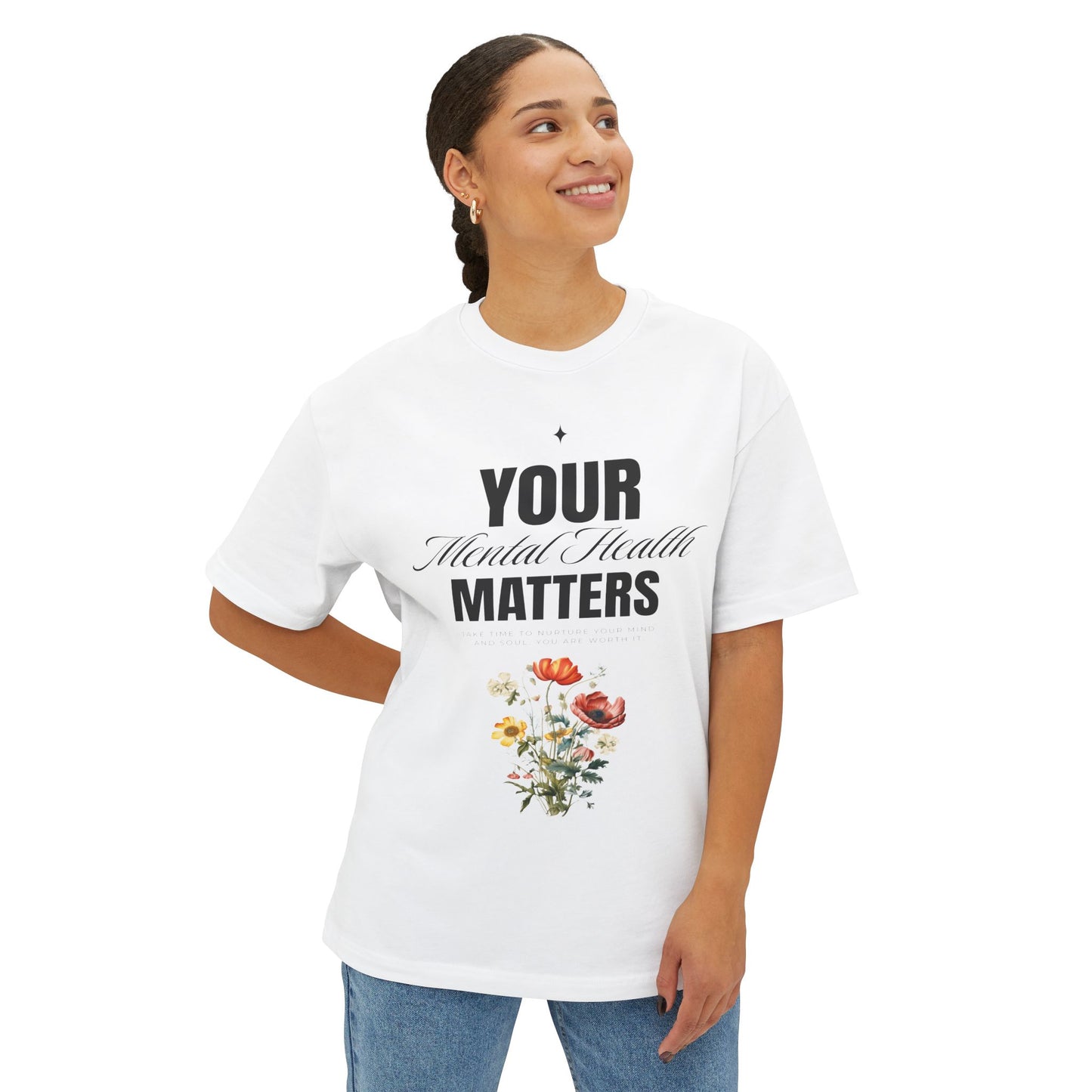 FPD - Your Mental Health Matters Oversized Tee – Support & Awareness Shirt
