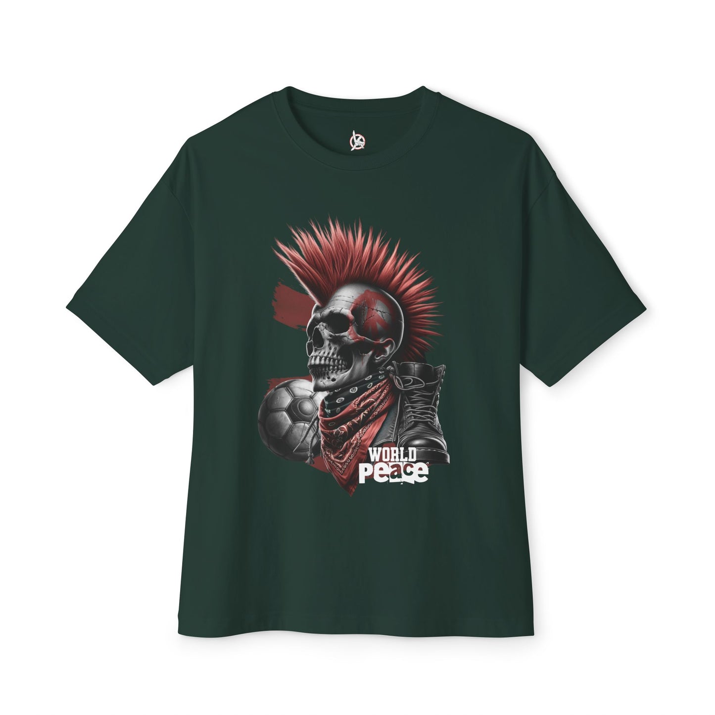 FPD - World Peace Oversized Tee — Dreamer & Peacemaker Statement Shirt