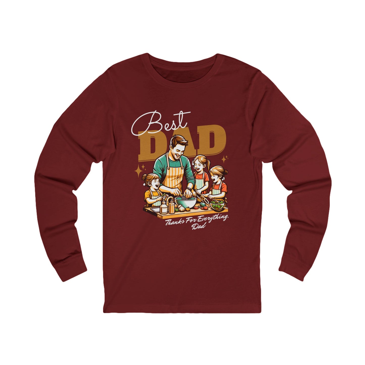 Best Dad - Unisex Long Sleeve Tee - Father's Day Gift