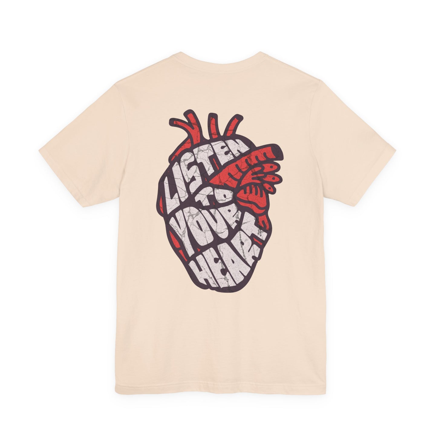 F&BPD - Unisex T-shirt - Listen to Your Heart Tee – Intuition & Emotion Statement Shirt