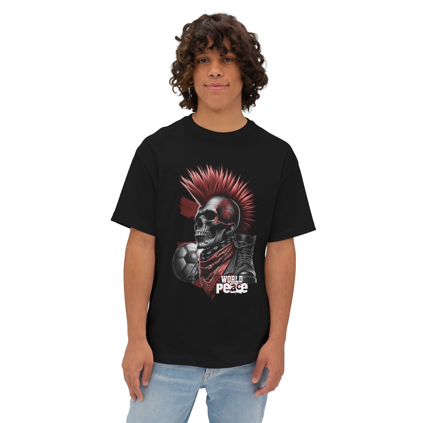 FPD - World Peace Oversized Tee — Dreamer & Peacemaker Statement Shirt