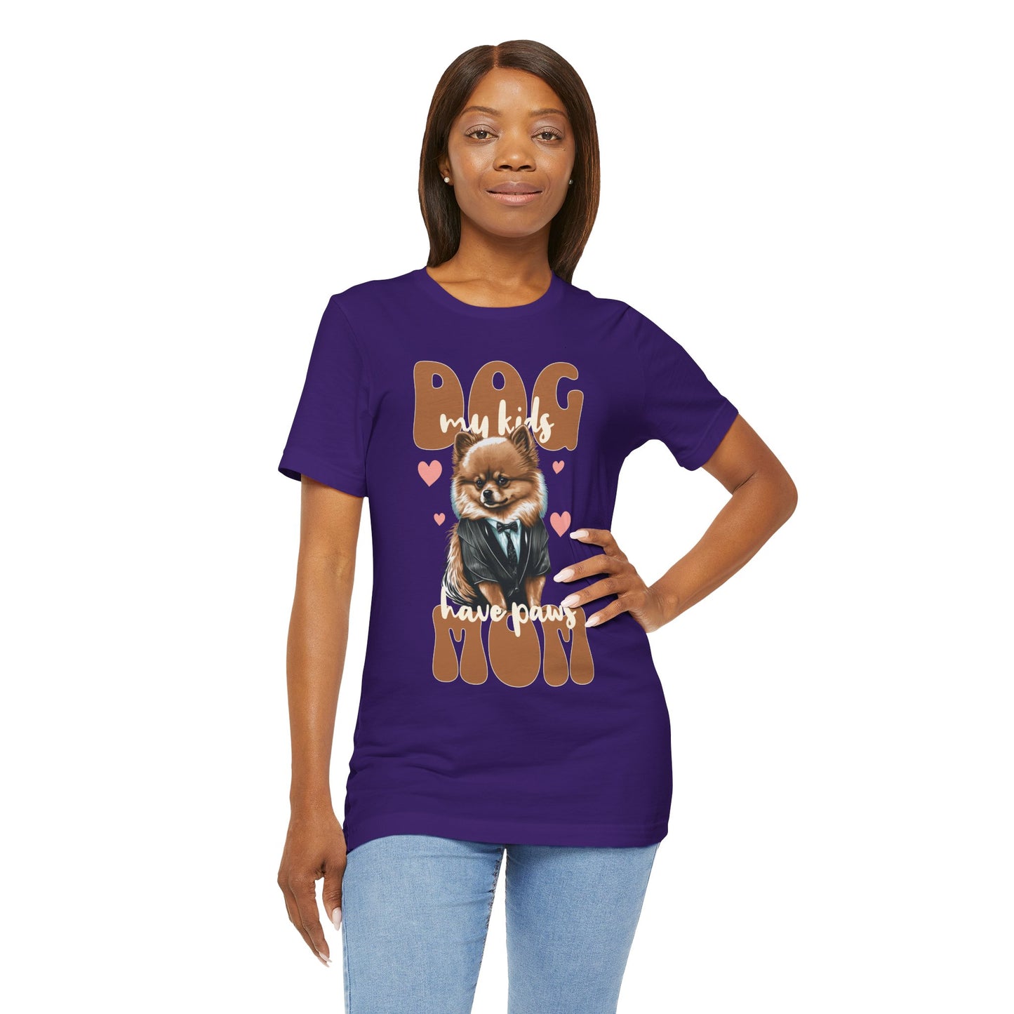Dog Mom T-Shirt | Cute Pet Lover Unisex Tee - FPD