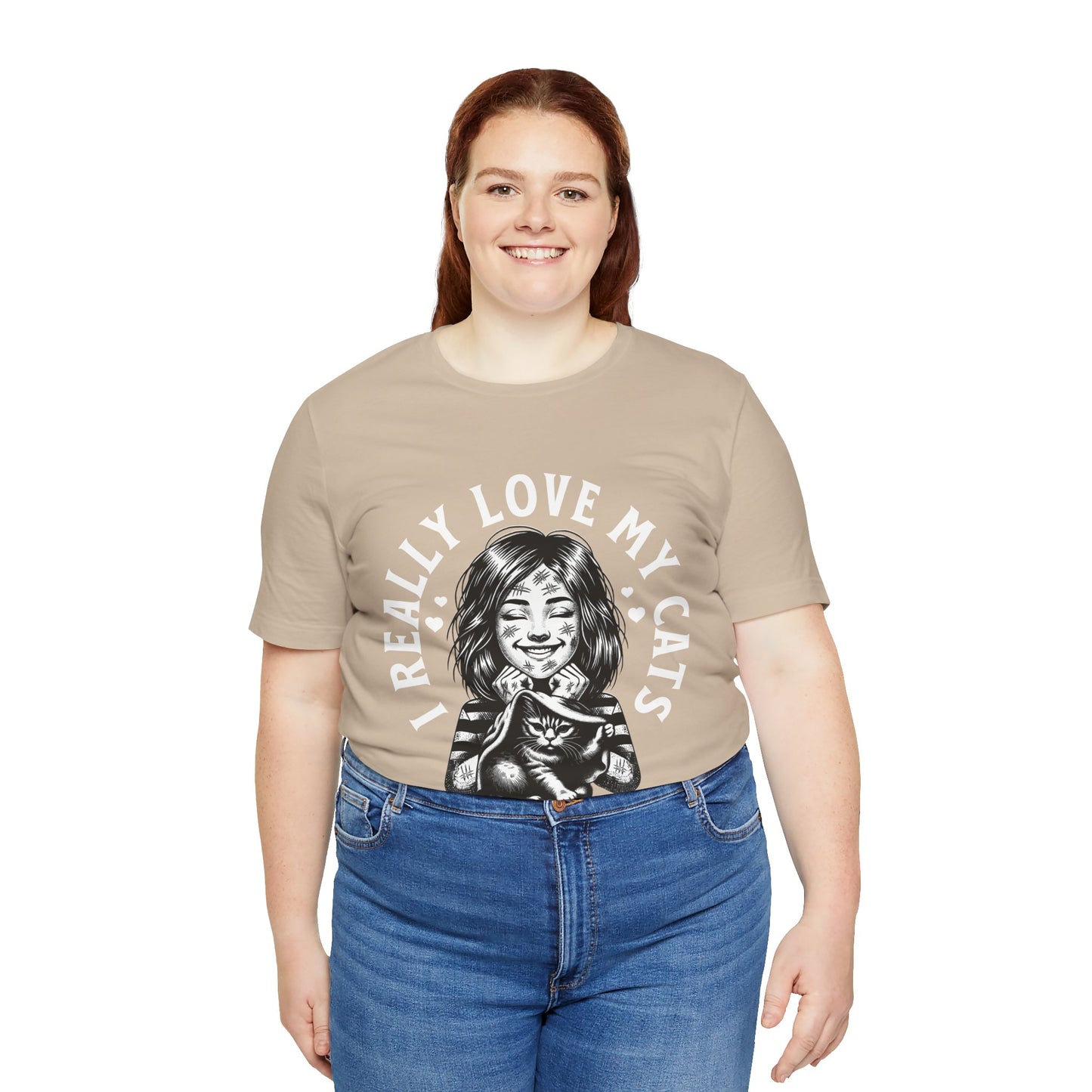 I Really Love My Cats T-Shirt | Cute Cat Lover Unisex Tee - FPD