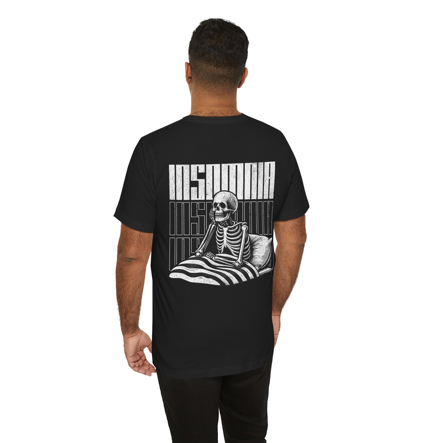 F&BPD - Unisex T-shirt - Insomnia Tee – Late Night Mind Battle Statement Shirt
