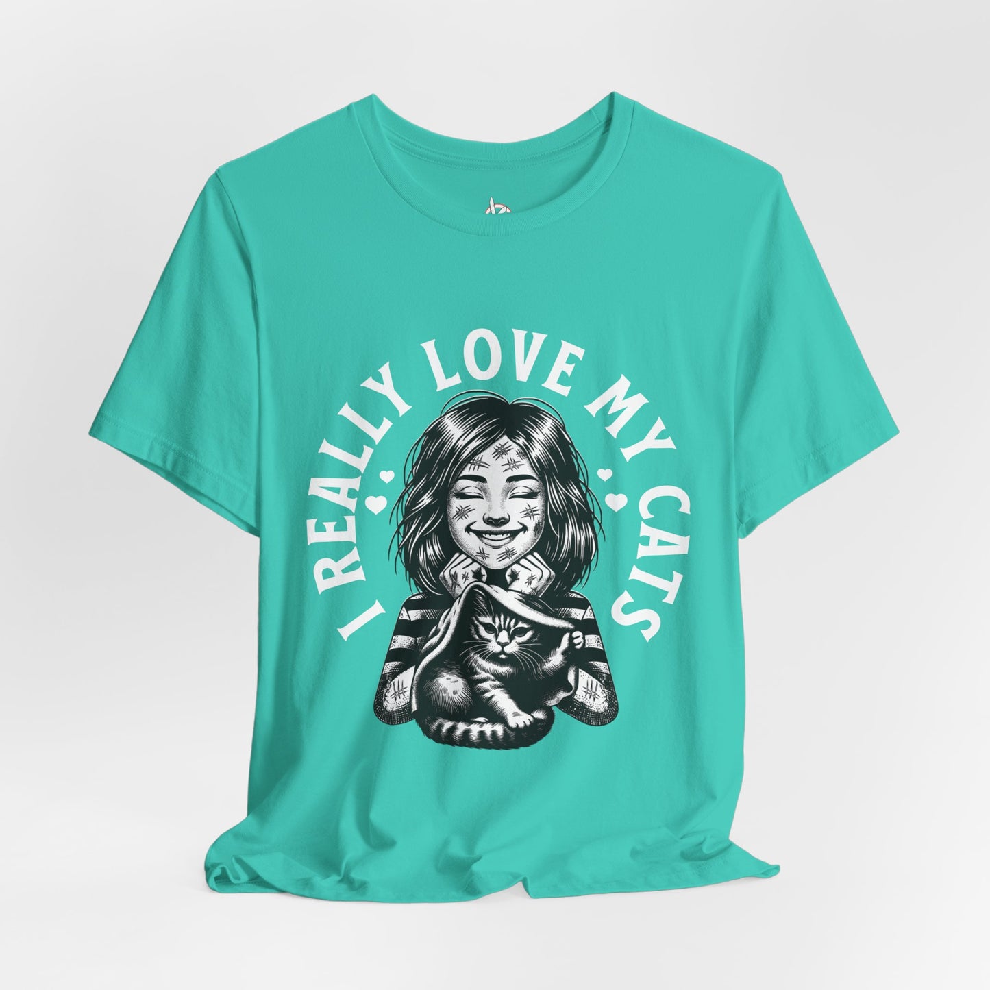 I Really Love My Cats T-Shirt | Cute Cat Lover Unisex Tee - FPD