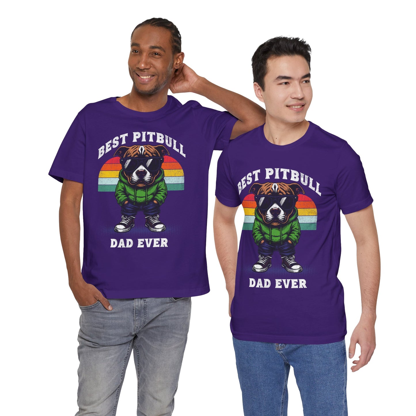 FPD - Unisex T-shirt - Best Pitbull Dad Ever Tee – Dog Lover Statement Shirt