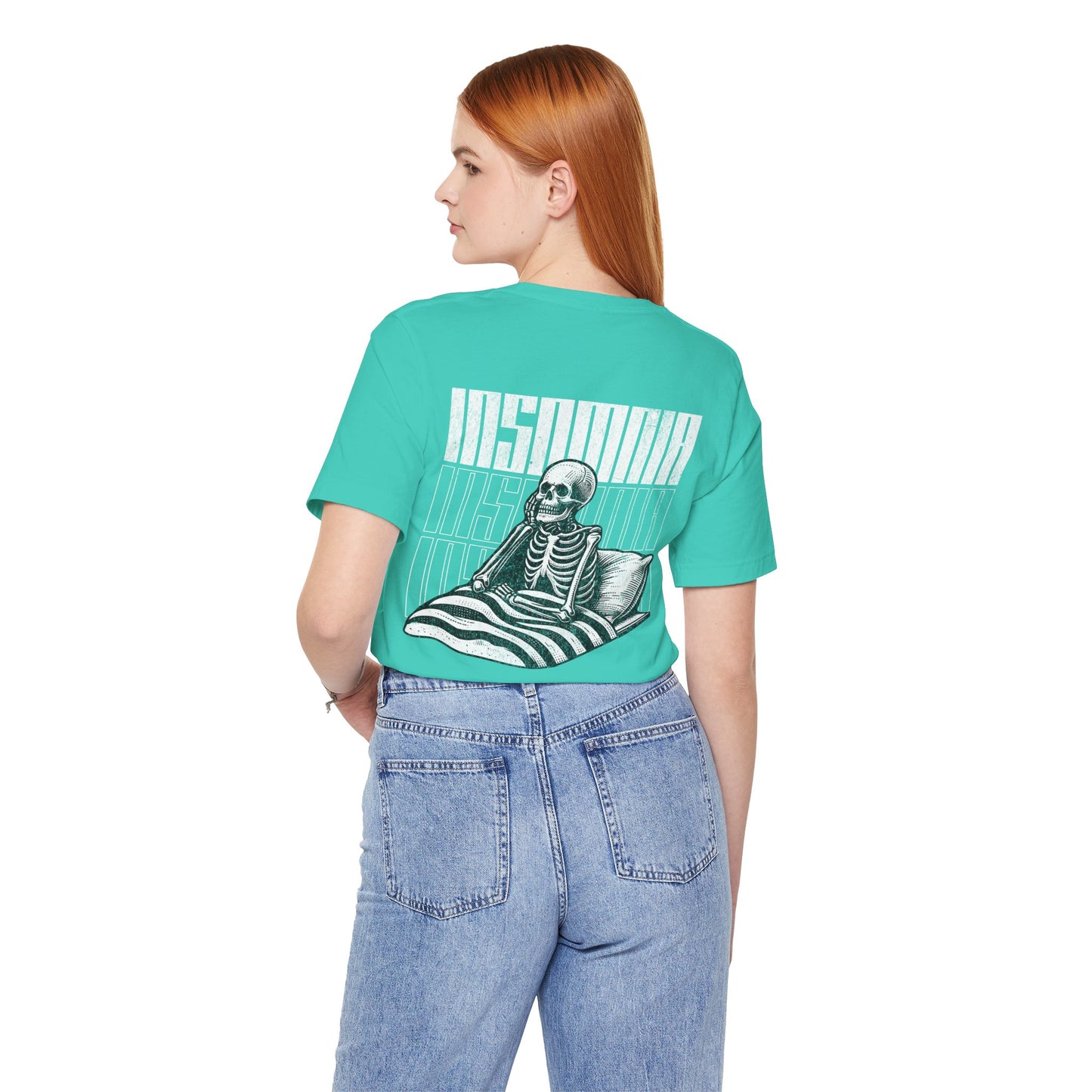 F&BPD - Unisex T-shirt - Insomnia Tee – Late Night Mind Battle Statement Shirt