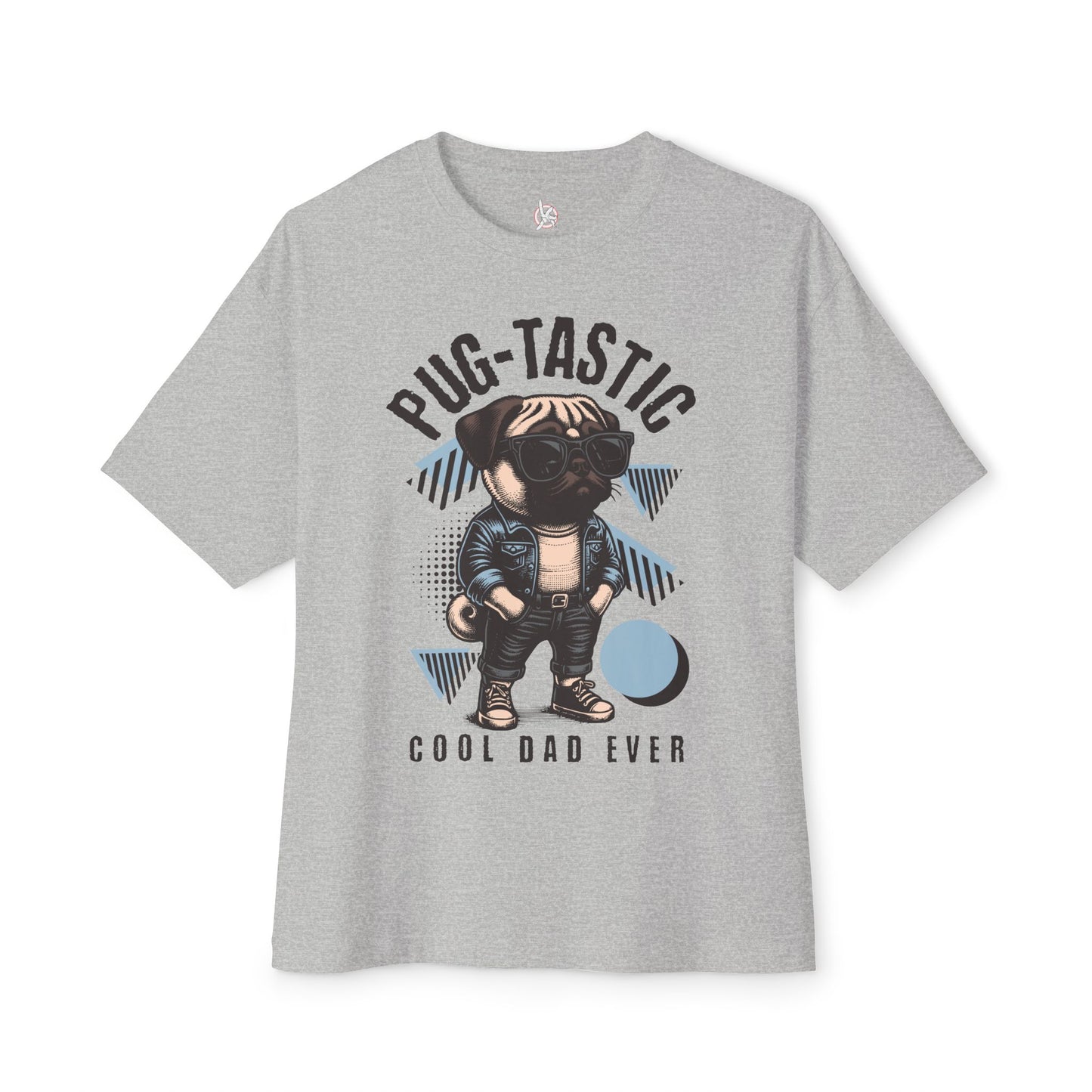 FPD - Pugtastic Oversized Tee – Playful Dog Lover Streetwear