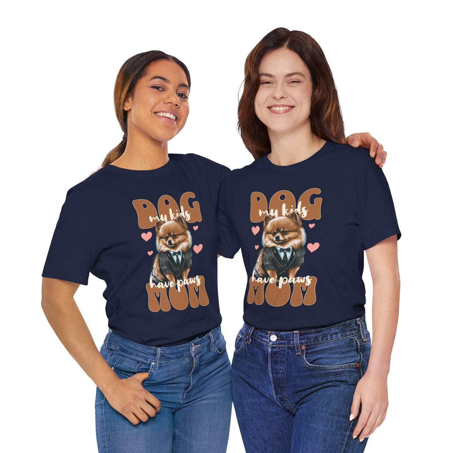 Dog Mom T-Shirt | Cute Pet Lover Unisex Tee - FPD