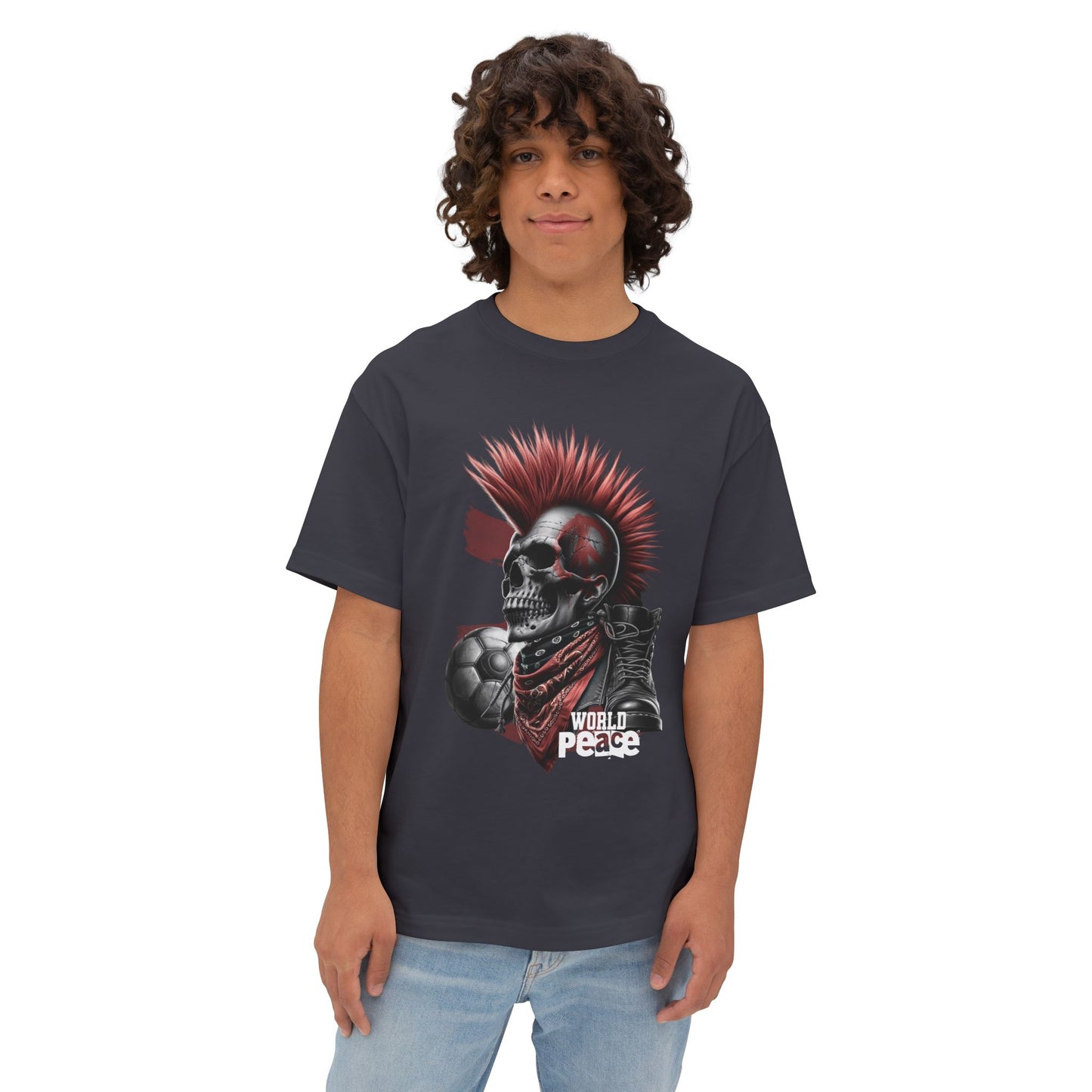 FPD - World Peace Oversized Tee — Dreamer & Peacemaker Statement Shirt