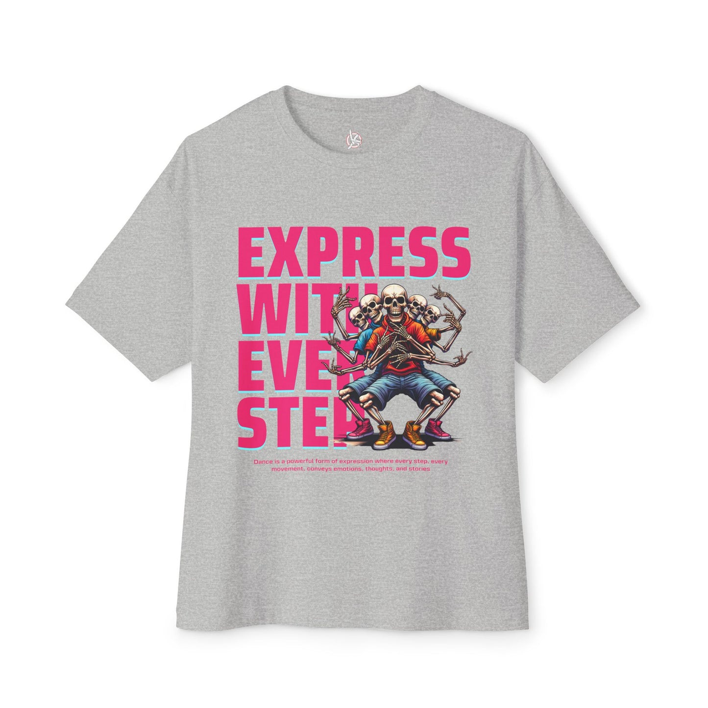 FPD - Express With Every Step Oversized Tee – Creative Confidence Shirt