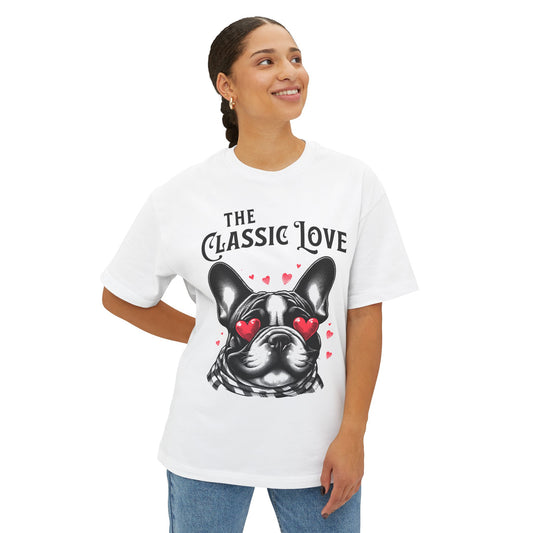 FPD - Pug Classic Love Oversized Tee – Cute Dog Lover Streetwear