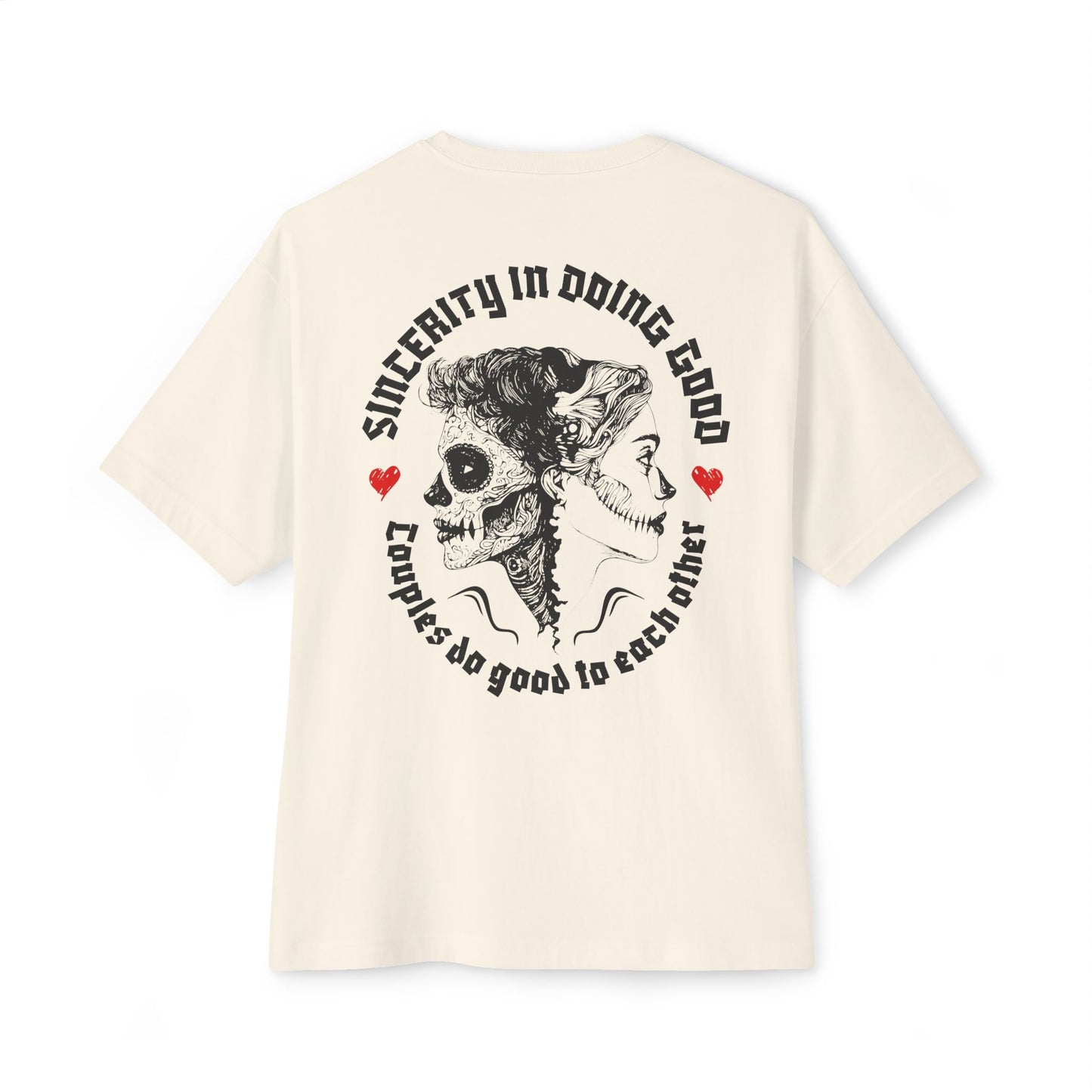 F&BPD - Sincerity in Doing Good Oversized Tee – Compassion Statement Shirt