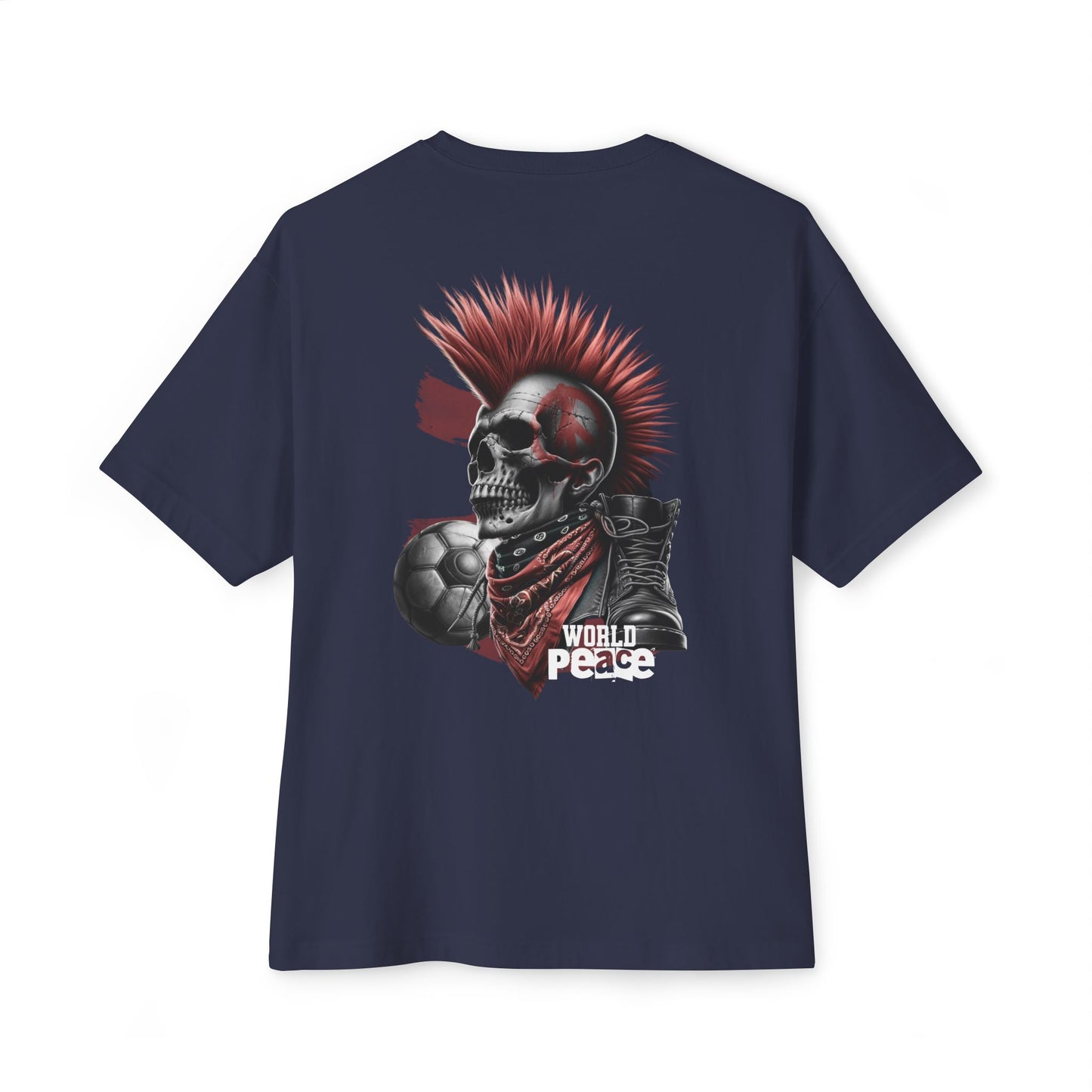 F&BPD - World Peace Oversized Tee – Hope & Unity Statement Shirt