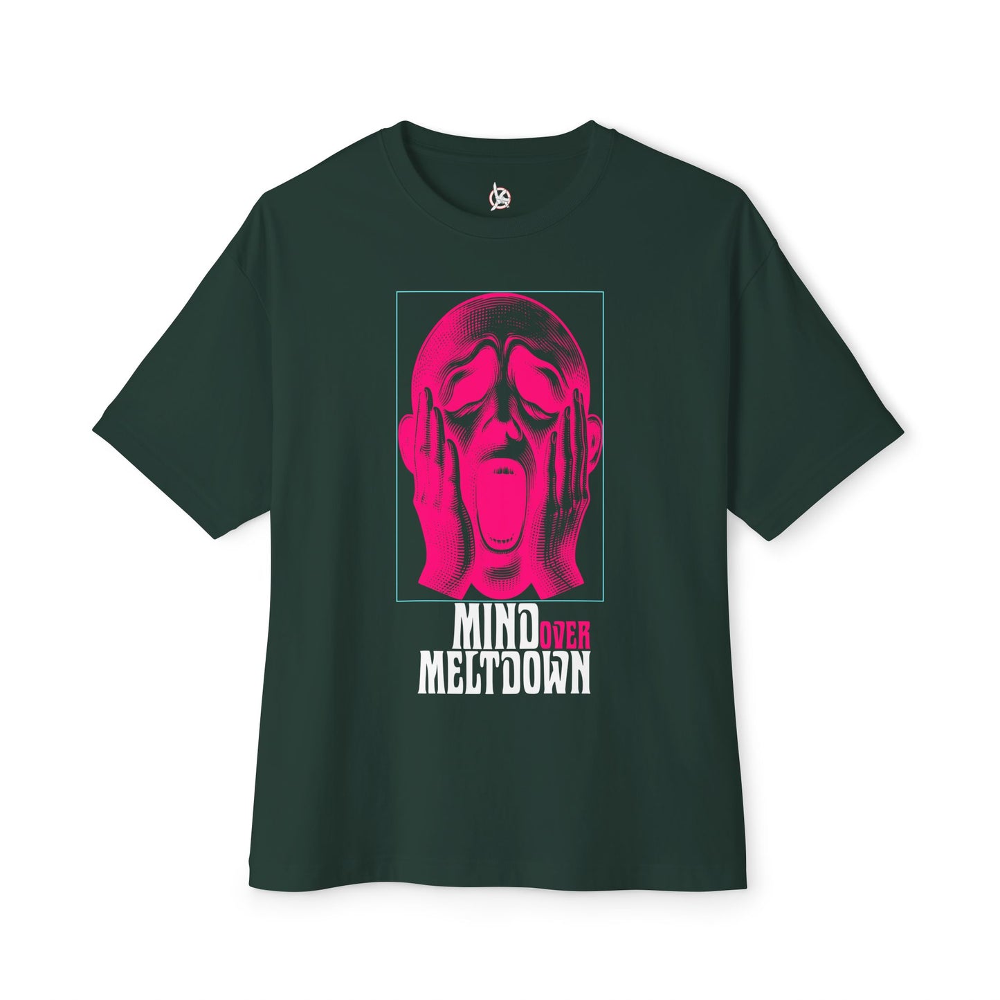 FPD - Mind Over Meltdown Oversized Tee — Mental Strength Statement Shirt