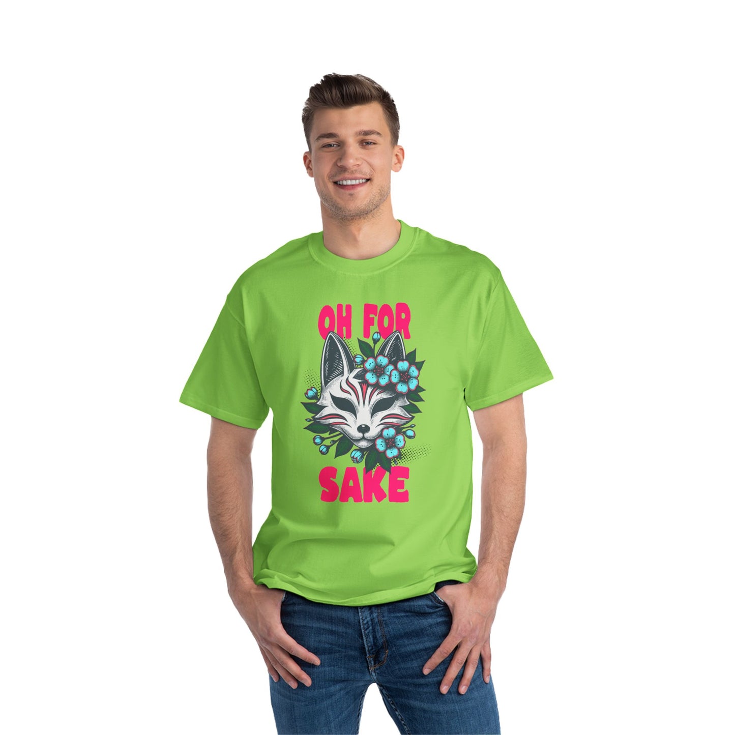 Oh For Fox Sake Oversized T-Shirt – Funny Graphic Tee Print | Streetwear Cotton Tee
