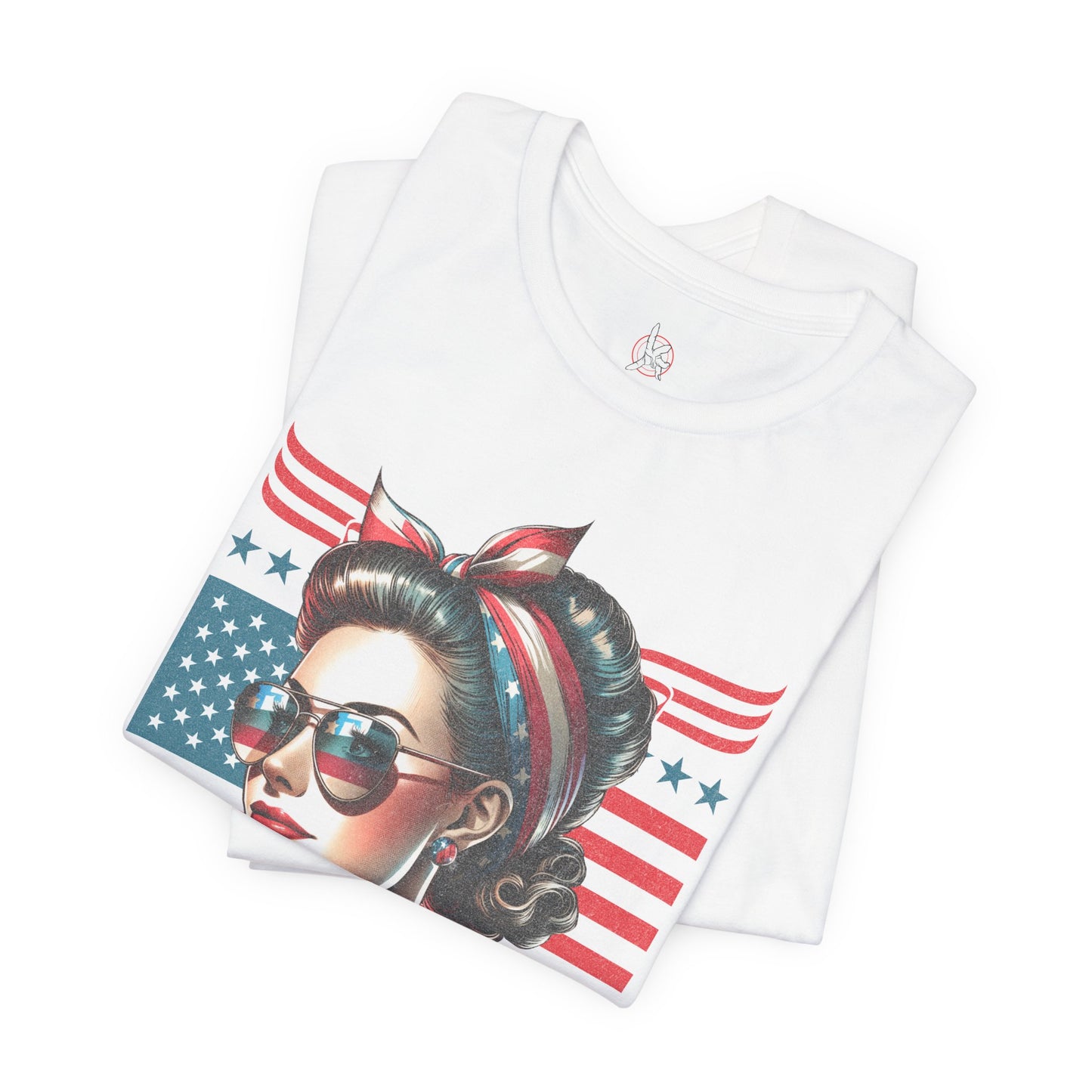 American Mom T-Shirt – Patriotic Tee for Moms
