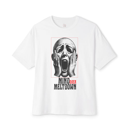 FPD - Mind Over Meltdown Oversized Tee — Mental Strength Statement Shirt