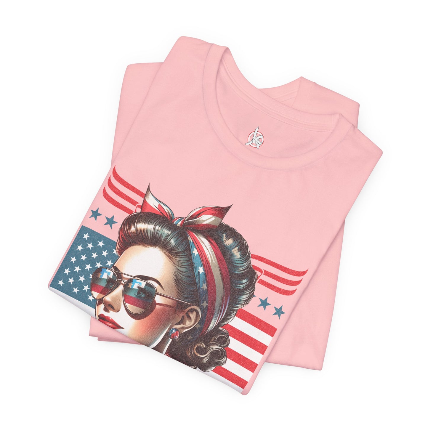 American Mom T-Shirt – Patriotic Tee for Moms