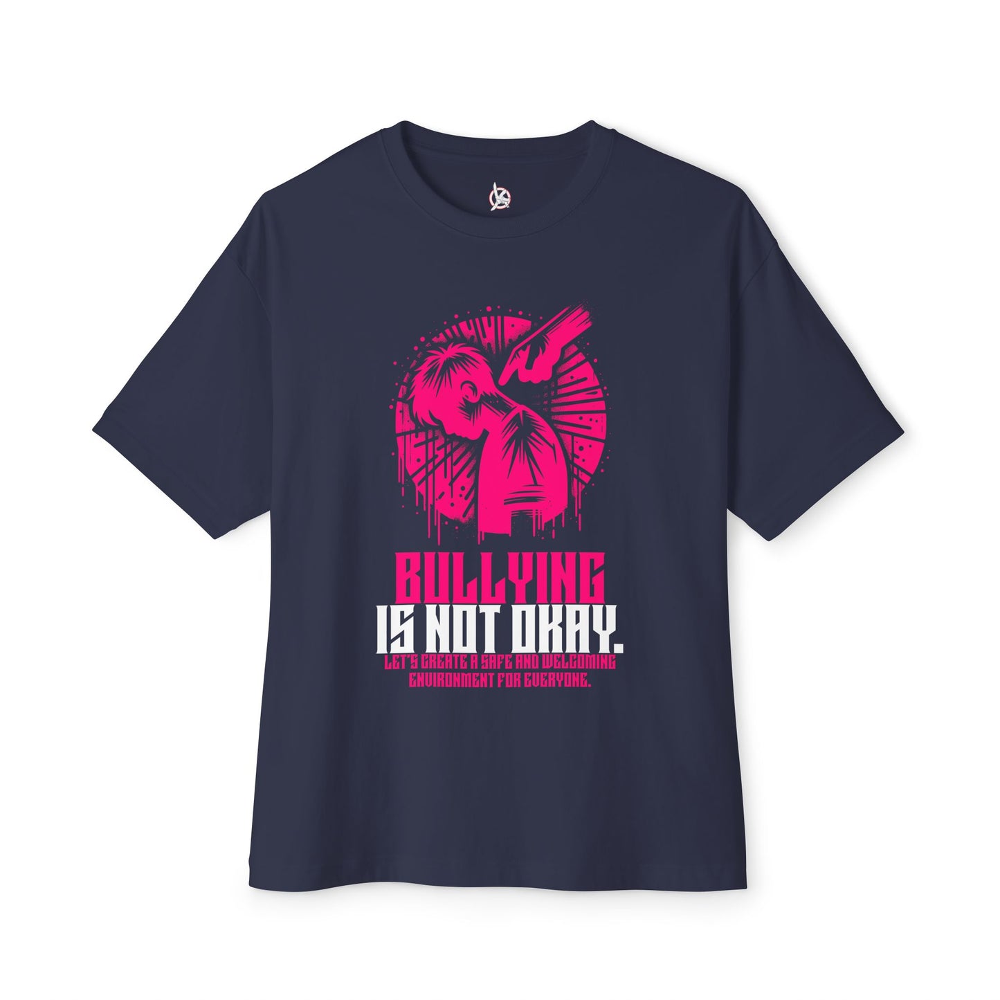 FPD - Bullying Is Not Okay Oversized Tee — Anti-Bullying Statement Shirt