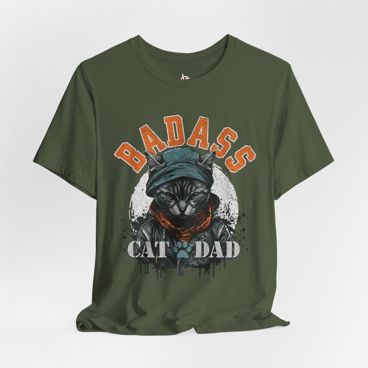 Badass Cat Dad Unisex T-Shirt – Funny Cat Lover Tee for Proud Pet Owners - FPD